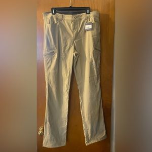 Eddie Bauer Guide Pro lined pant, size 14 tall, khaki NWT